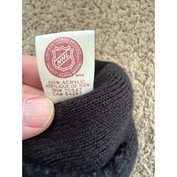 47‎ Brand NHL Knit Anaheim Ducks Cuffed Beanie, black beanie, anaheim ducks - Picture 6 of 6